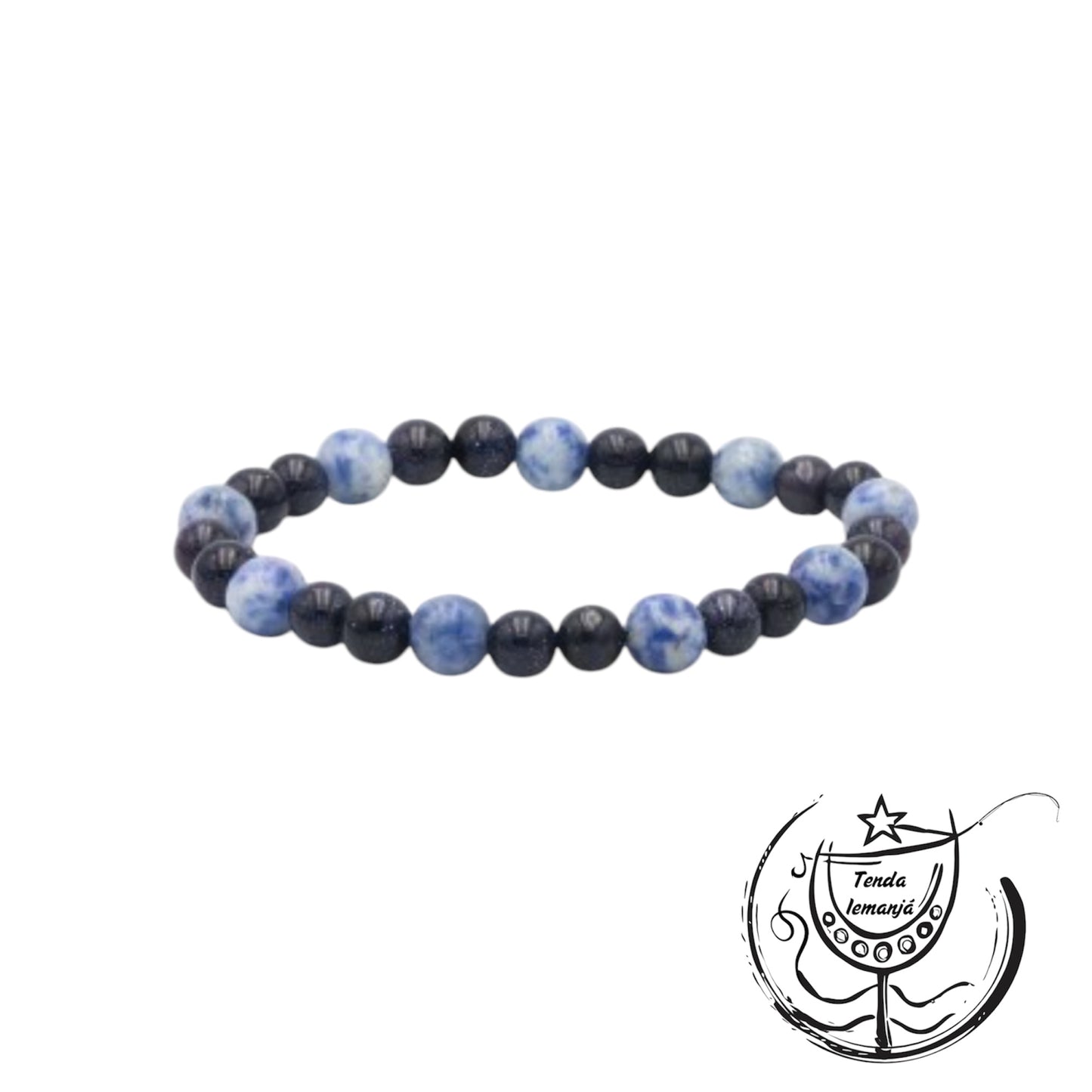 Pulseira - Proteção Crianças Sodalite & Estrela