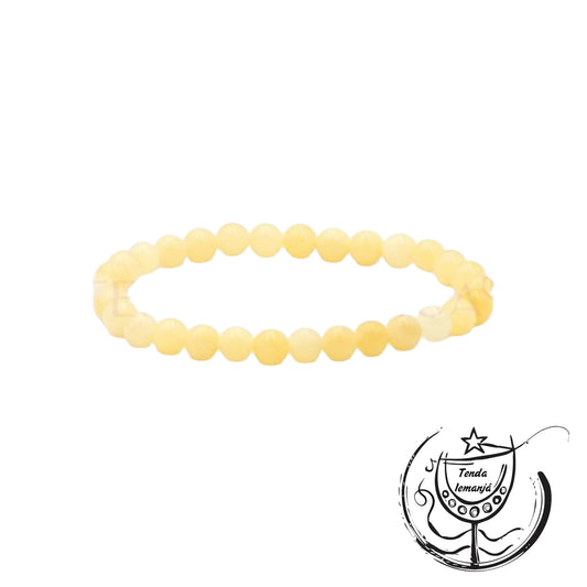 Pulseira - Calcite Amarela - 6mm