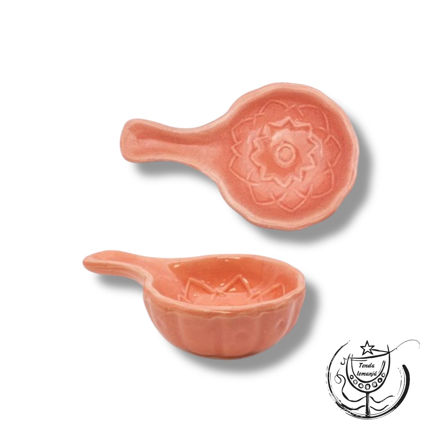Queimador Cerâmica Mandala Salmão