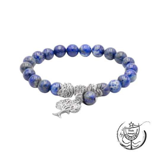 Pulseira - Lápis Lazúli - Árvore da Vida