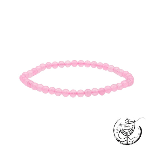 Pulseira - Quartzo Rosa - 4mm