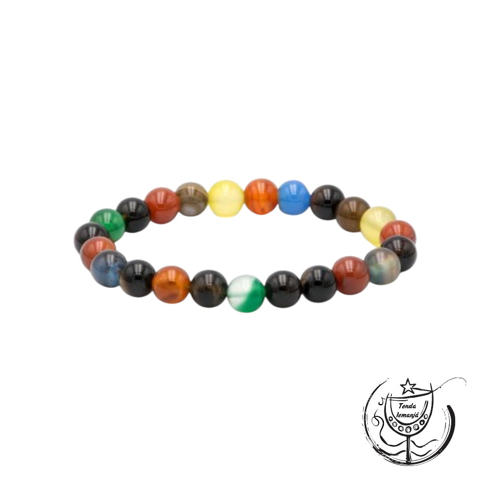 Pulseira - Ágatas - 8mm