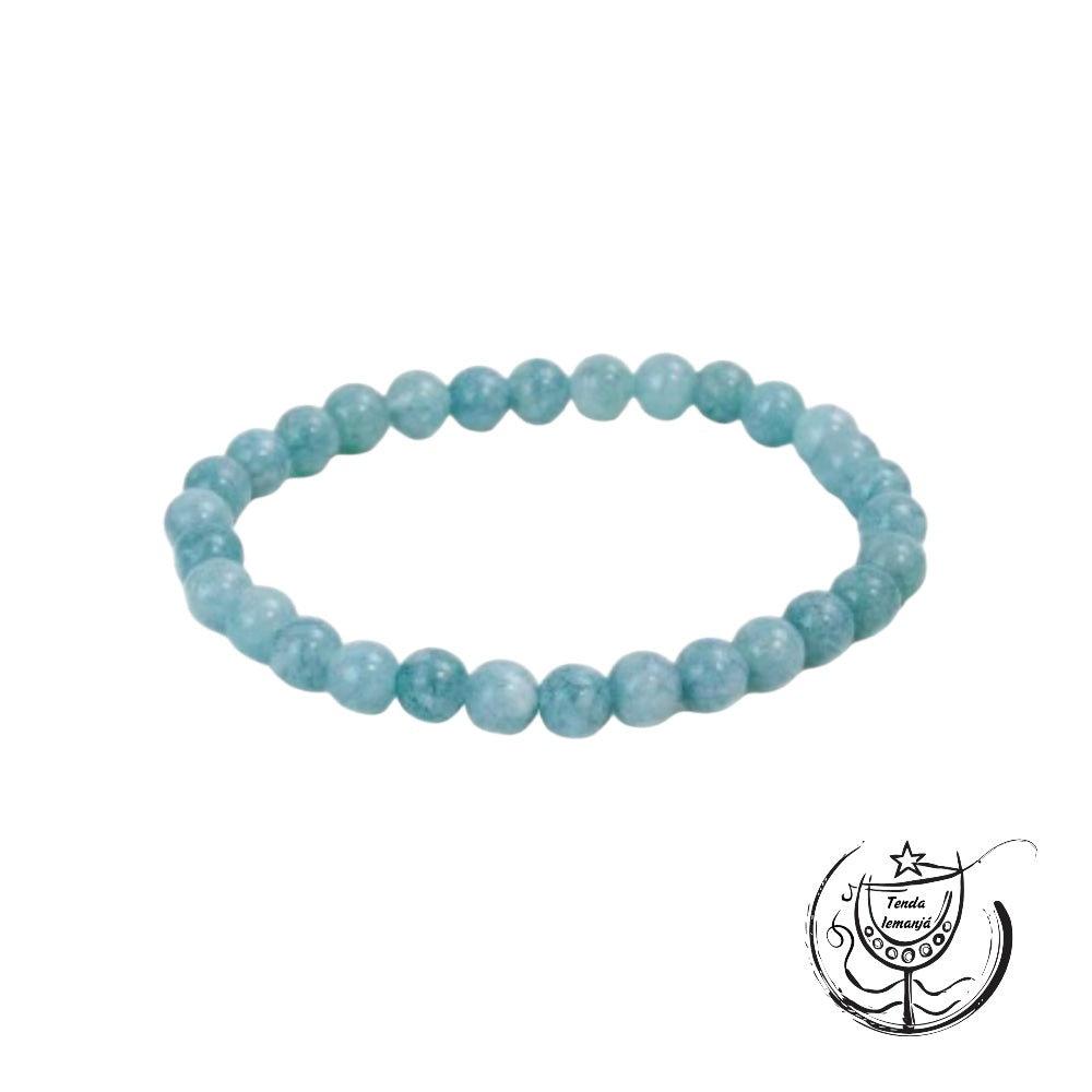 Pulseira - Água Marinha - 6mm