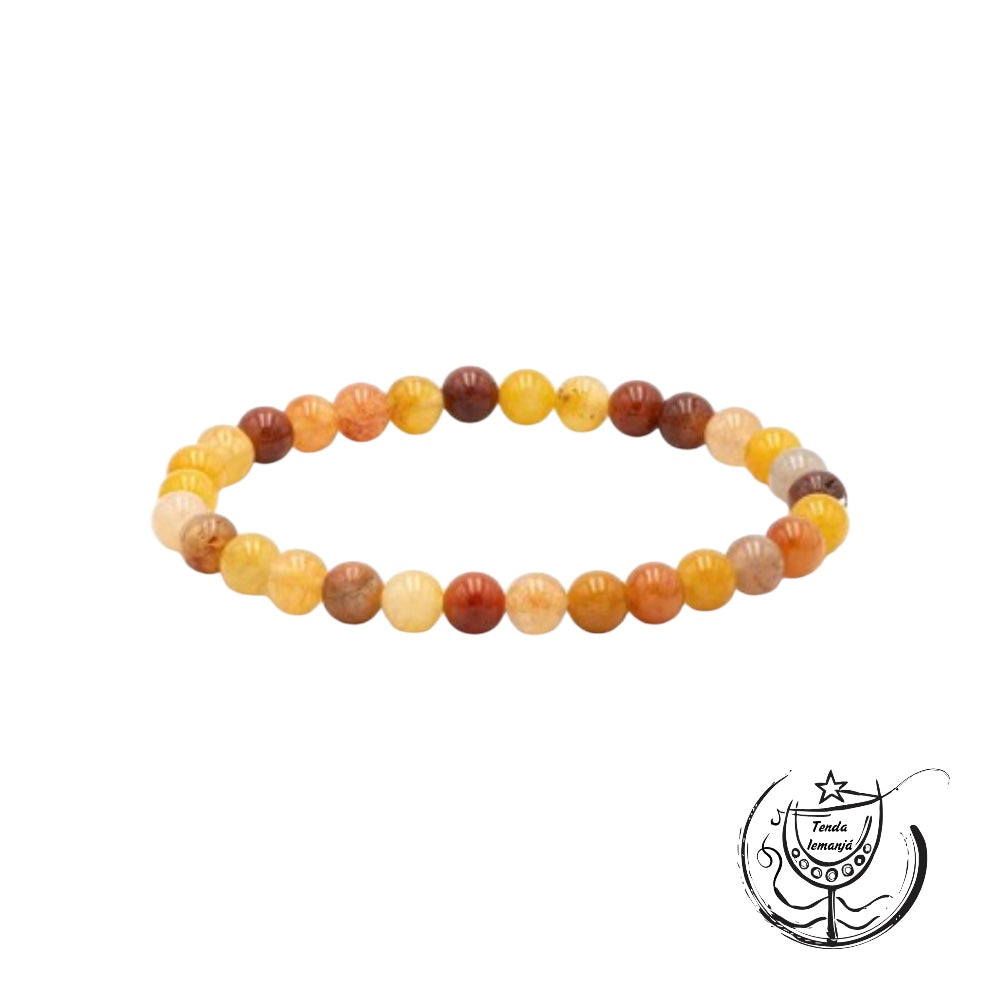 Pulseira - Quartzo Hematóide - 6mm