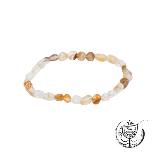 Pulseira - Quartzo Rutilado Irregular