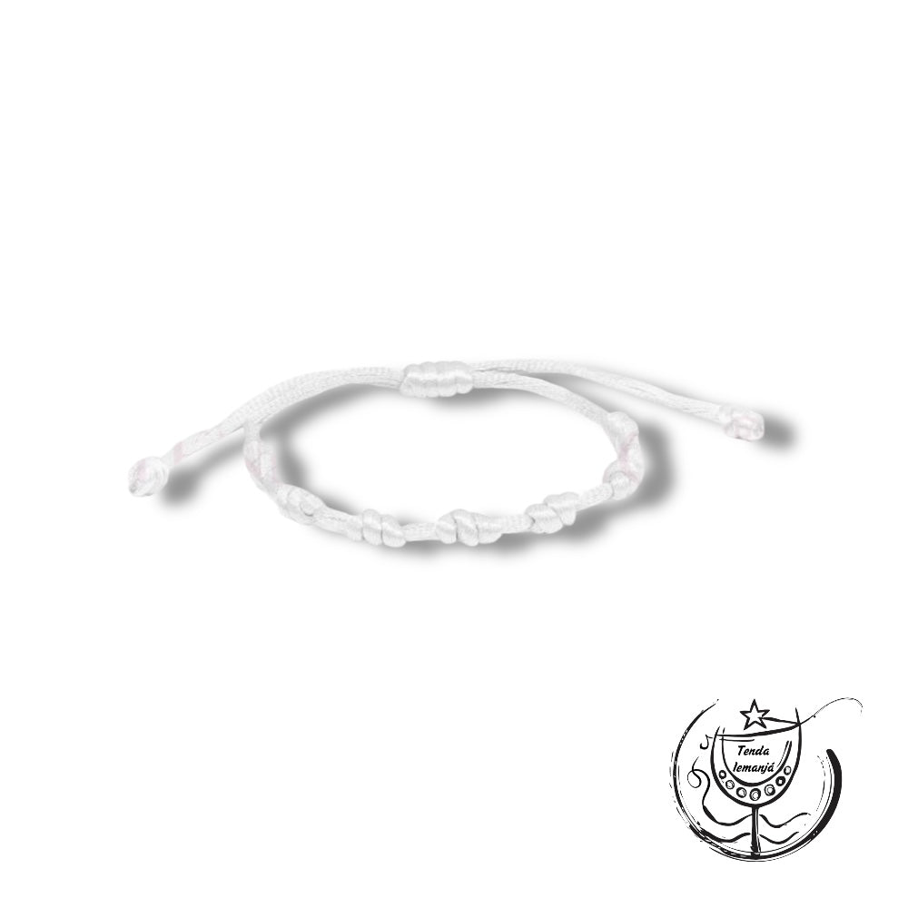 Pulseira - 7 Nós Branca