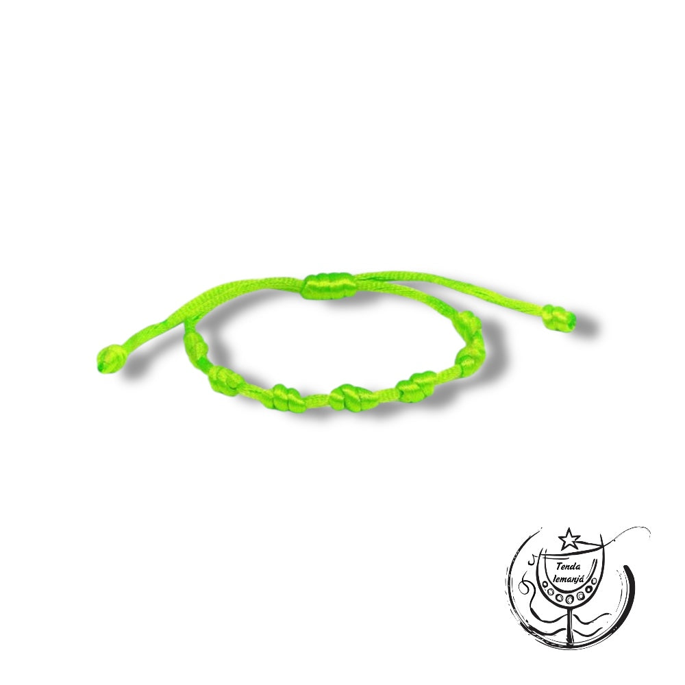 Pulseira - 7 Nós Verde