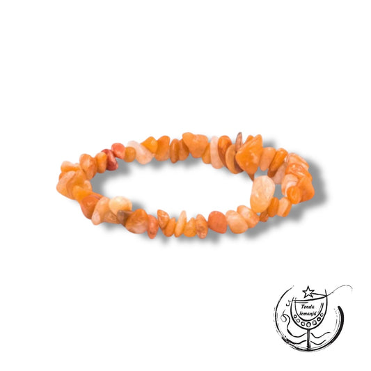 Pulseira Chips - Calcite Laranja