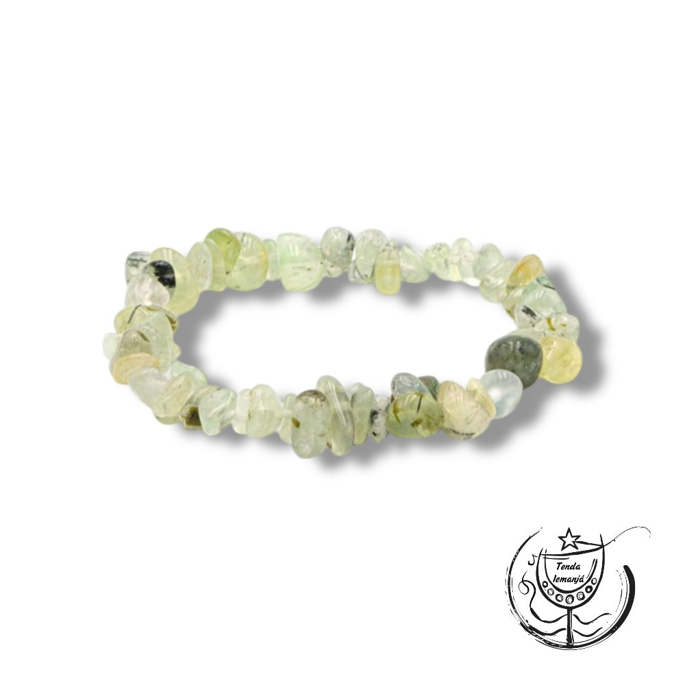 Pulseira Chips - Jade Prehnite