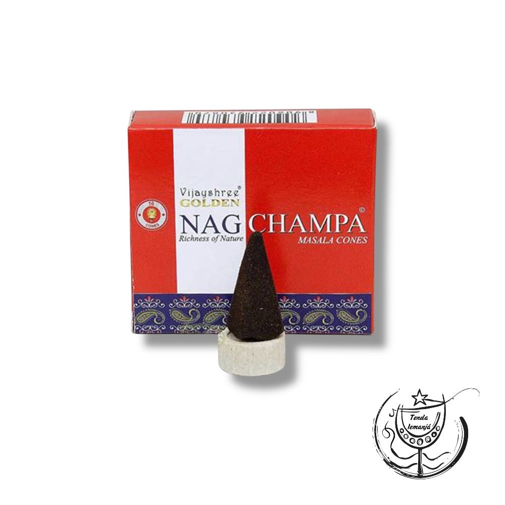 Incenso Cone - Golden - NAG CHAMPA