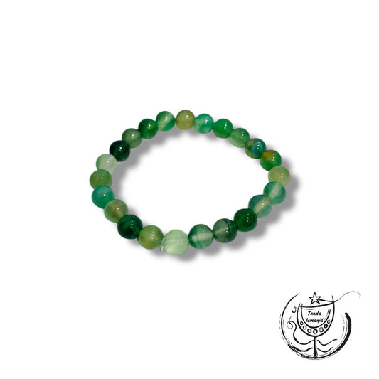 Pulseira - ÁGATA VERDE 8mm