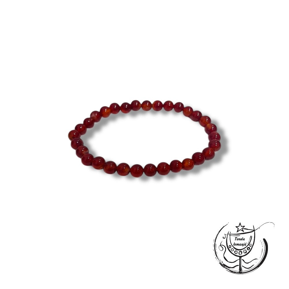 Pulseira - CARNEOLA 6mm