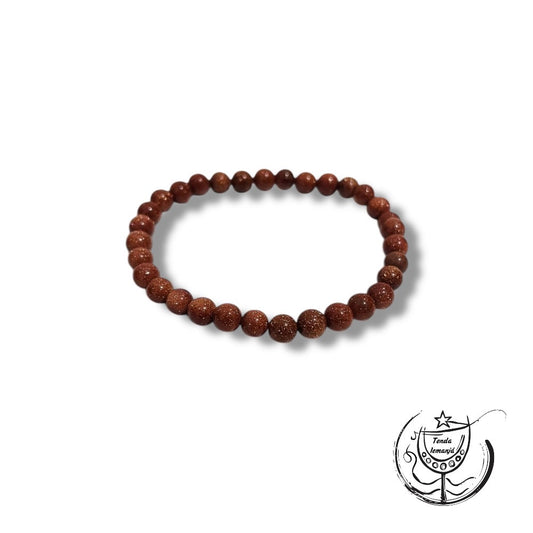 Pulseira - AVENTURINA DOURADA 6mm