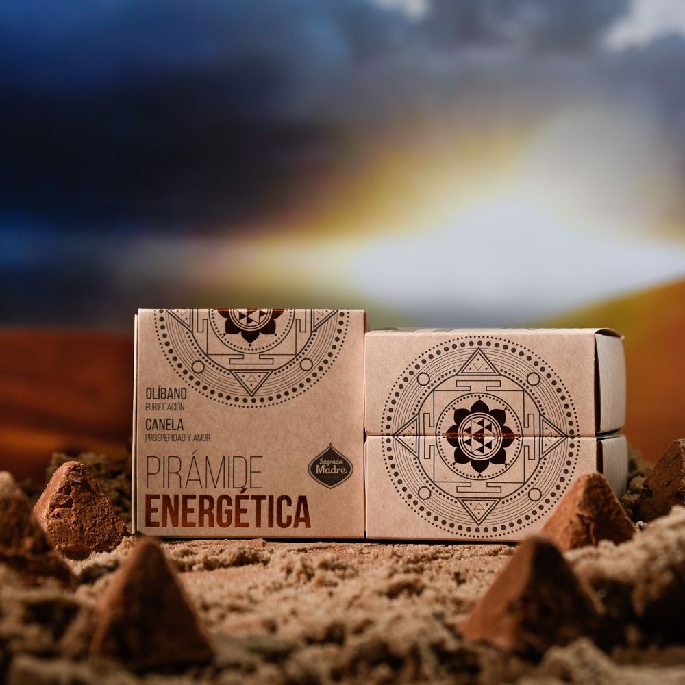 Pirâmide Energética Sagrada Madre - Incenso e Canela