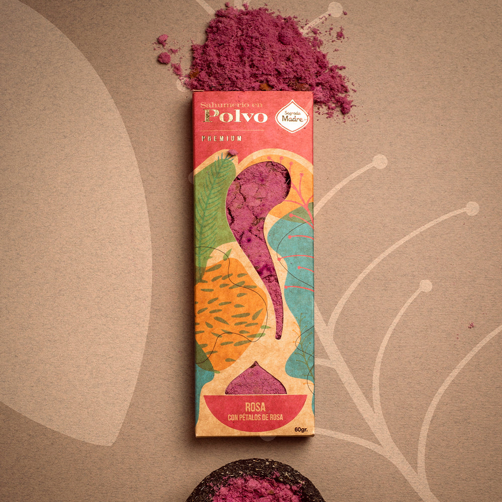 Incenso em Pó Premium Sagrada Madre - Rosas