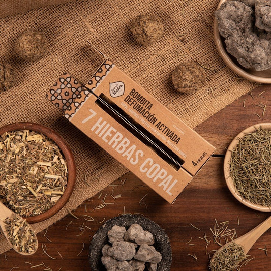 Bombitas Defumação Ativada 7 Ervas e Copal - Sagrada Madre