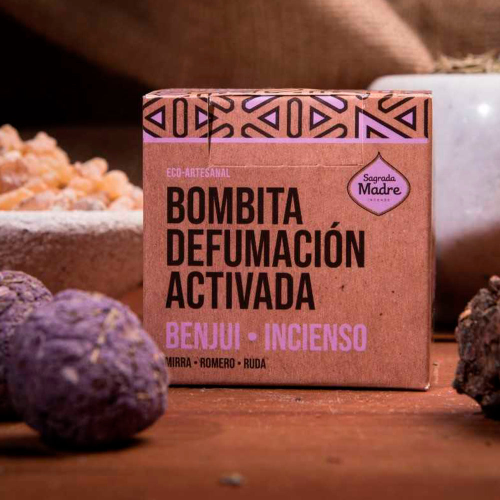 Bombitas Defumação Ativada Benjoim - Sagrada Madre