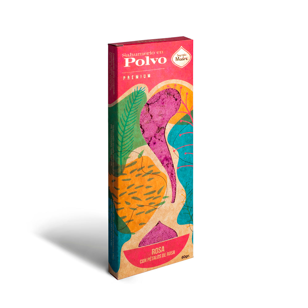 Incenso em Pó Premium Sagrada Madre - Rosas