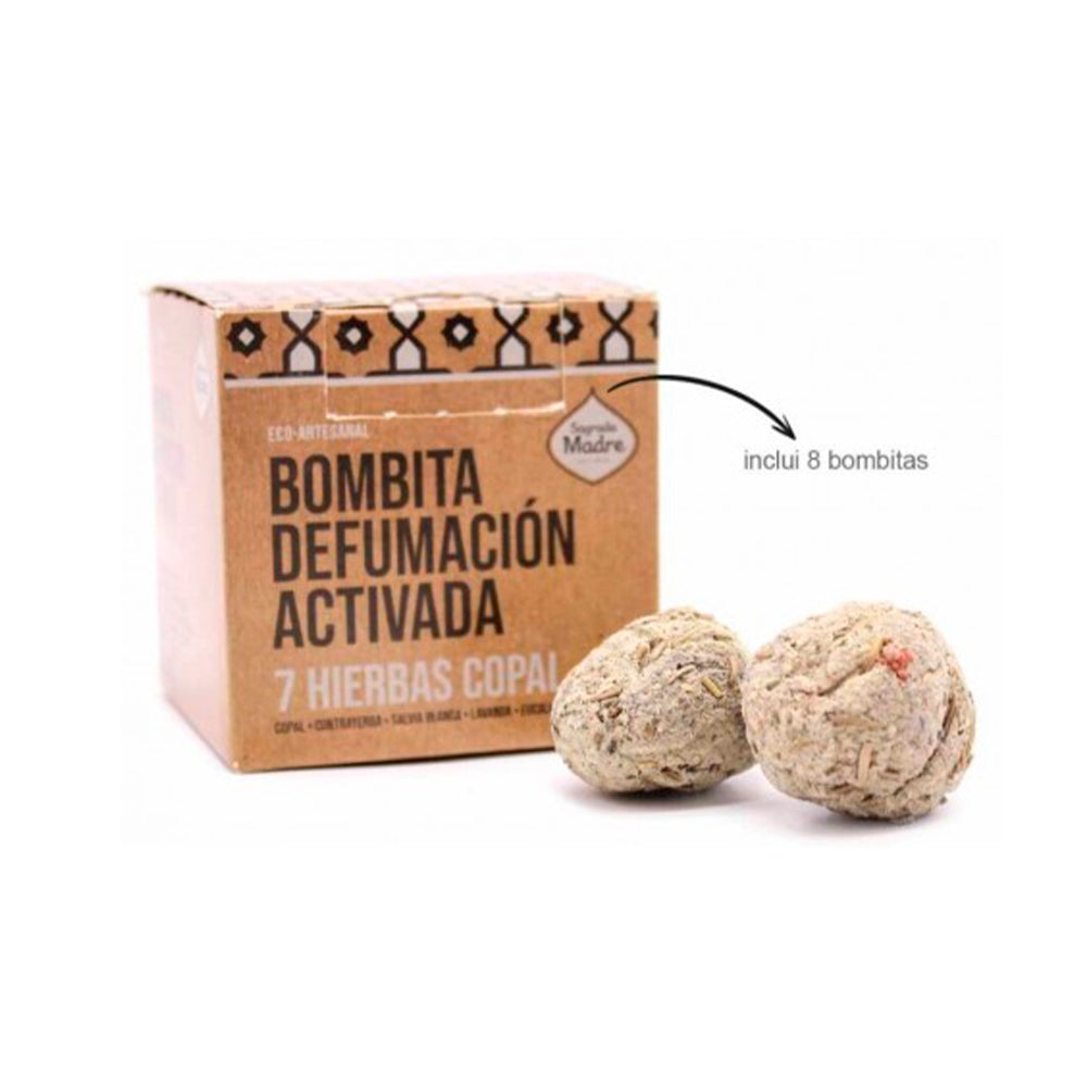Bombitas Defumação Ativada 7 Ervas e Copal - Sagrada Madre