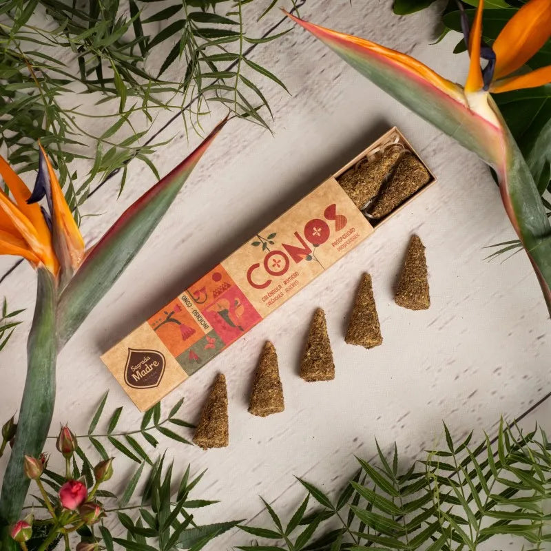 Cone Defumação - Calêndula e Alecrim - Sagrada Madre