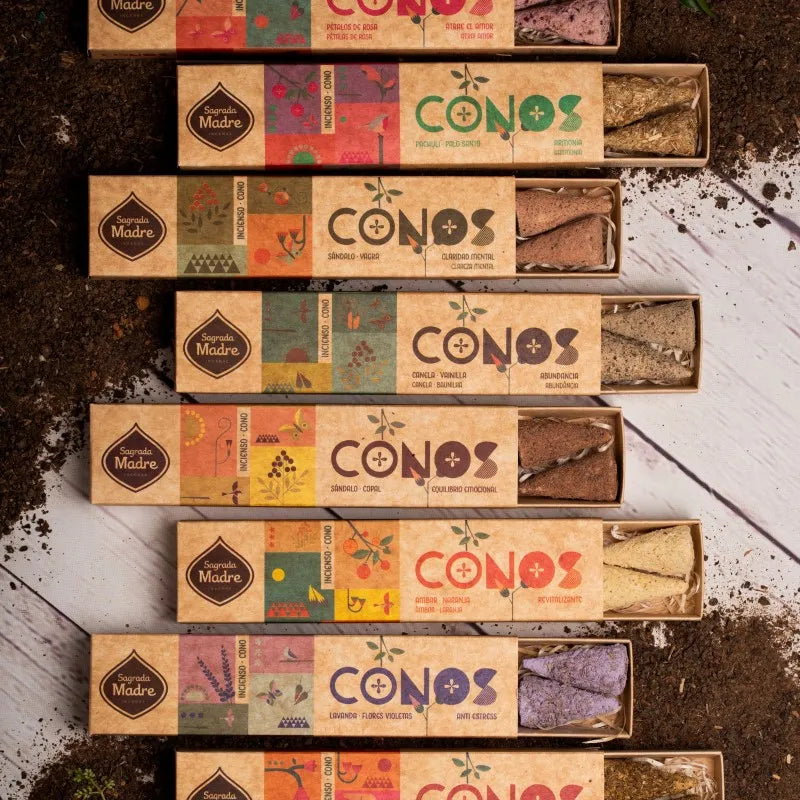 Cone Defumação - Pétalas de Rosa - Sagrada Madre