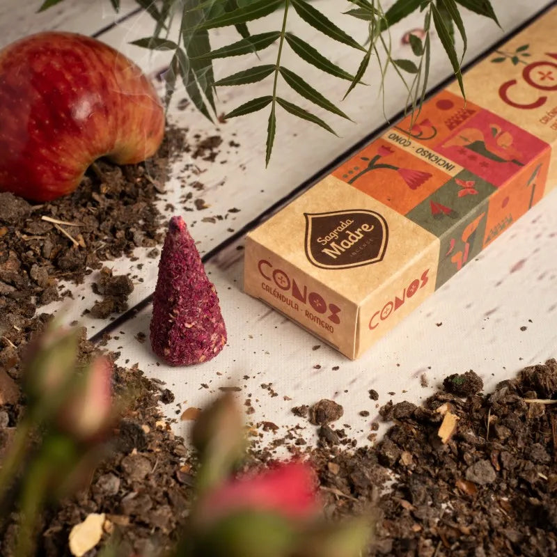 Cone Defumação - Pétalas de Rosa - Sagrada Madre