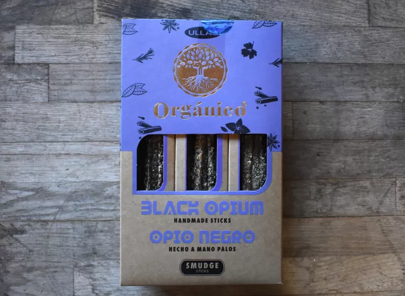 ULLAS - Incenso de Ópio Preto Orgânico